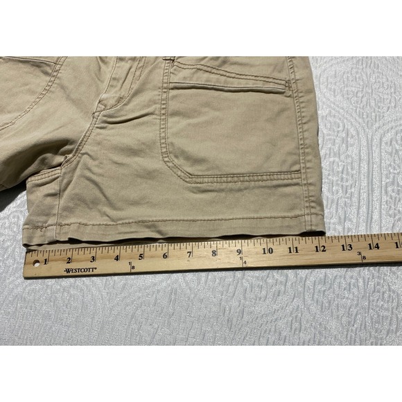 Unionbay Cargo Utility Shorts Juniors 11 Khaki Tan Stretch Cotton Chino Mid Rise - Picture 7 of 9